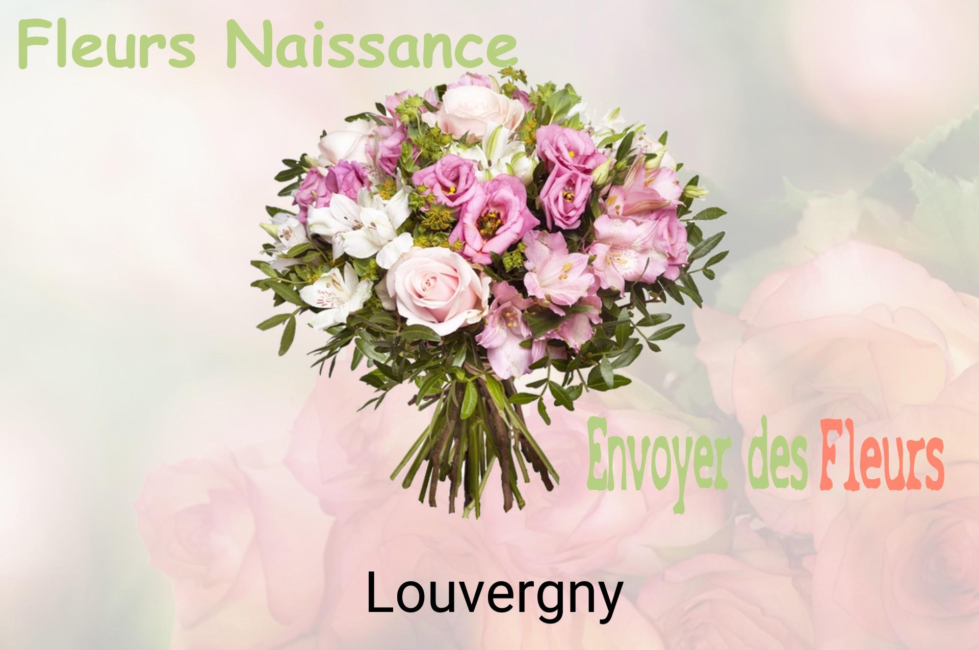 Bouquet de fleurs de naissance livré à Louvergny